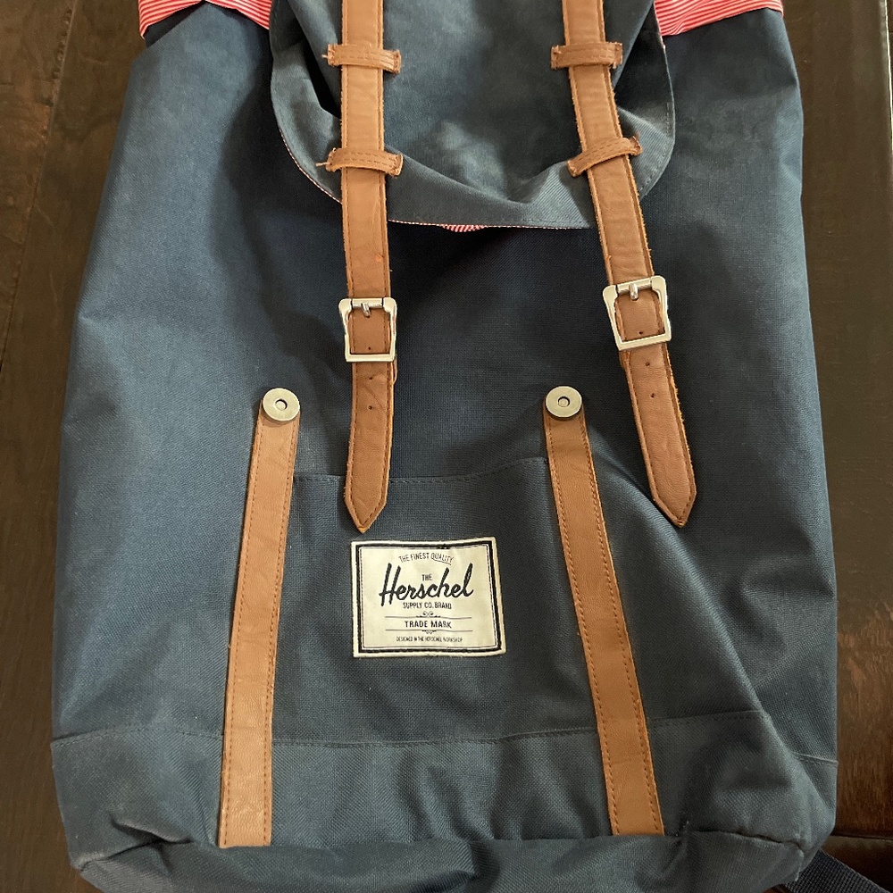 Navy Herschel Backpack